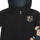 Cubcoats Boys and Girls Toddler Vegas Golden Knights 2-in-1 Transforming Full-Zip Hoodie & Soft Plushie Black Size 2T