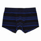 Boss Men's Underwear Medium Trunk Striped Boxer Briefs Blue Size Medium