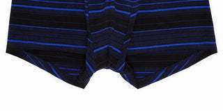 Boss Men's Underwear Medium Trunk Striped Boxer Briefs Blue Size Medium