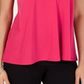 Alfani Women's V Neck Tank Top Pink Size Petite XL