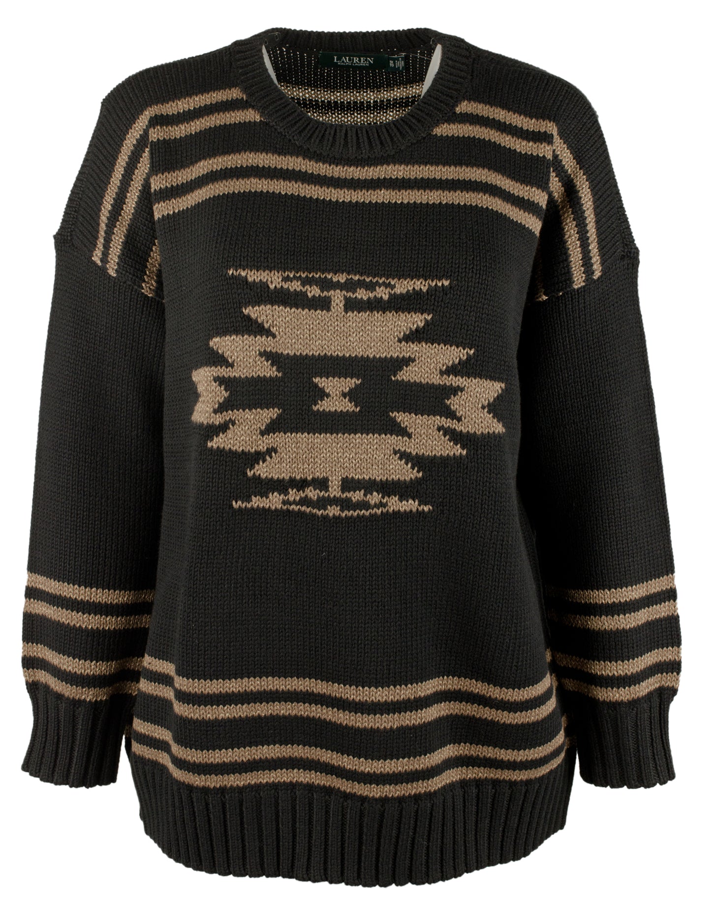 Ralph Lauren Women's Plus Knit Sweater Black Size 2X