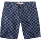 Levi's Little Boy's Checkerboard Print Taper Fit Denim Shorts Blue Size 4R