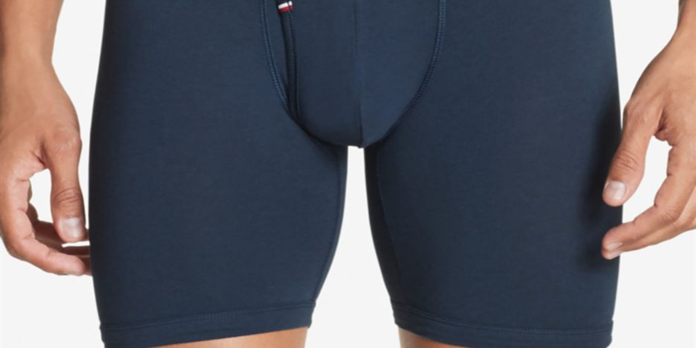Tommy Hilfiger Men's Modern Essentials Cool Stretch Boxer Brief Blue Size Large
