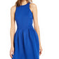 Michael Kors Women's Sleeveless Short Dress Blue Size Small