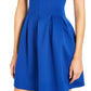 Michael Kors Women's Sleeveless Short Dress Blue Size Small