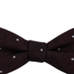 Ryan Seacrest Distinction Men's Bow Umbria Dot Pre Tie Red Size Regular
