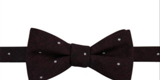 Ryan Seacrest Distinction Men's Bow Umbria Dot Pre Tie Red Size Regular
