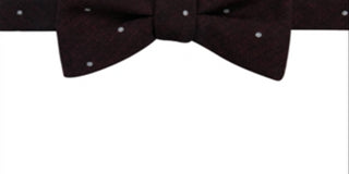 Ryan Seacrest Distinction Men's Bow Umbria Dot Pre Tie Red Size Regular