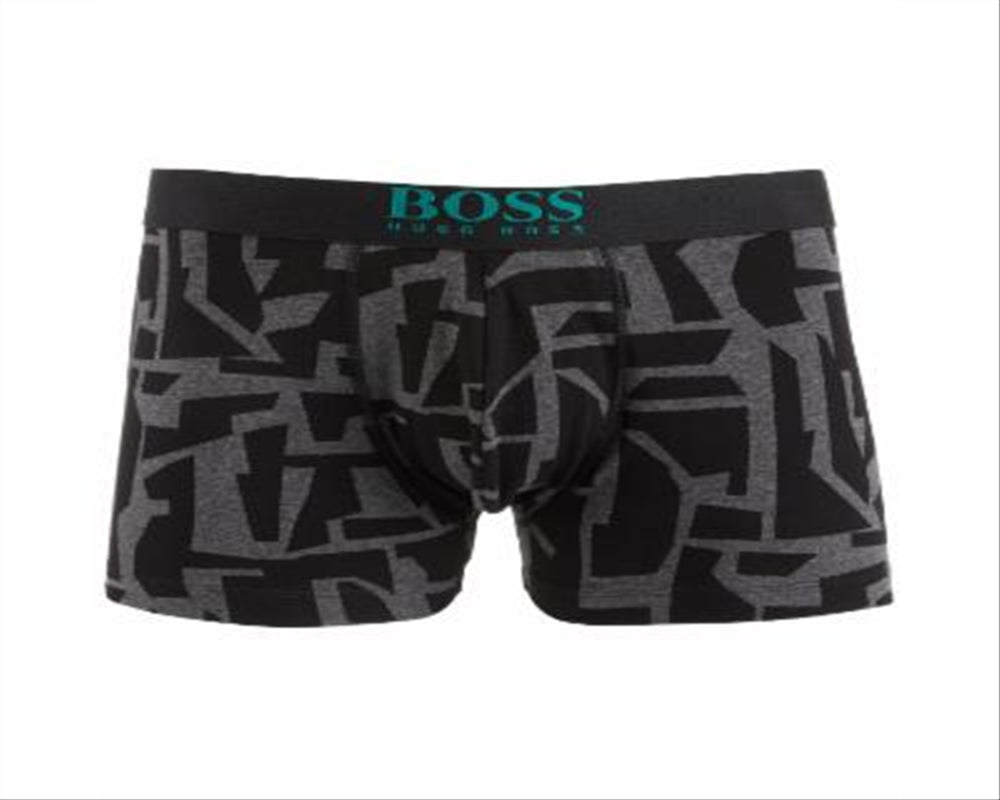 Hugo Boss Men's Printed Trunks Black Size L