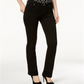 INC International Concepts Women's Curvy Fit Finity Bootcut Jeans Black Size 2