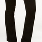 INC International Concepts Women's Curvy Fit Finity Bootcut Jeans Black Size 2