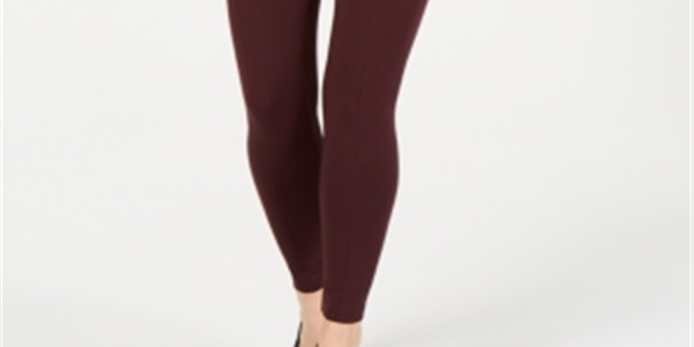 Alfani Women's Comfort Waist Leggings Wine Size Petite XL