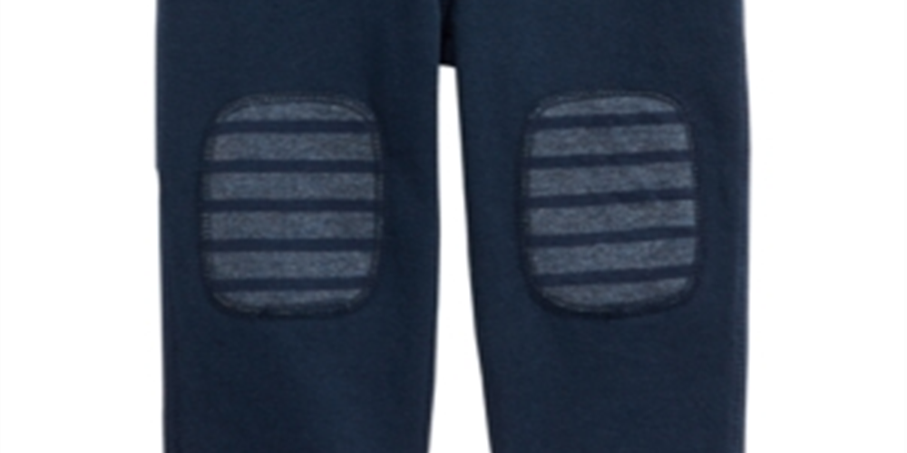 First Impressions Baby Boy's Knee Patch Pants Blue Size 24MOS