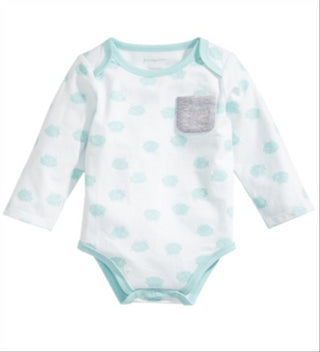First Impressions Baby Boy's Lamb Print Bodysuit Blue Size Newborn