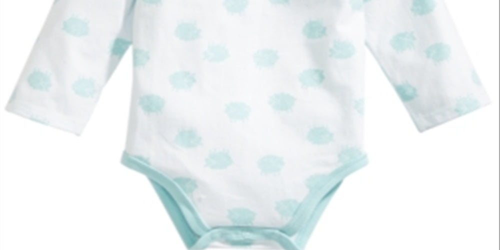 First Impressions Baby Boy's Lamb Print Bodysuit Blue Size Newborn