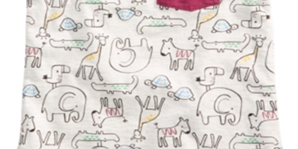 First Impressions Baby Boy's Animal Print Tank Top Gray Size 6-9MOS