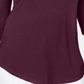 JM Collection Women's Cold Shoulder Top Purple Size Small
