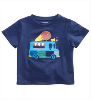 First Impressions Baby Boy's Cotton Ice Cream Truck T-Shirt Blue Size 18MOS