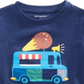 First Impressions Baby Boy's Cotton Ice Cream Truck T-Shirt Blue Size 18MOS