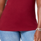 Karen Scott Women's Cotton Studded Tank Maroon Size Petite L