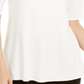 Alfani Women's V Neck Swing Tunic White Size 2XL