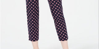 Charter Club Women's Printed Capri Pants Blue Size 6