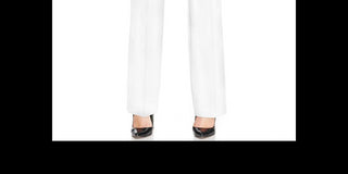 Kasper Women's Solid Trouser White Size 6 Petite