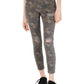 Vanilla Star Women's Camouflage Skinny Jeans Waist Gray Size 11