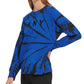 DKNY Women's Sport Fitness Running Sweatshirt Blue Size X-Small