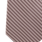 Calvin Klein Men's Pencil Stripe Silk Slim Neck Tie Brown Size Regular