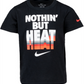 Nike Boy's Nothing but Heat T-Shirt Black Size 6