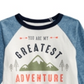 First Impressions Baby Boy's Cotton Colorblocked Raglan Graphic Print T-Shirt White Size 6-9MOS