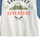 First Impressions Baby Boy's Cotton Colorblocked Raglan Graphic Print T-Shirt White Size 6-9MOS