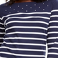 Karen Scott Women's Colorblocked Studded Top Blue Size X-Small