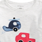 First Impressions Baby Boy's Cars Print T-Shirt Gray Size 3-6MOS