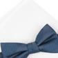 Alfani Men's Bow Tie Pocket Square Set Crispin Blue Size Regular