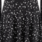 Epic Threads Big Girl's Dot Heart Dress Black Size Medium