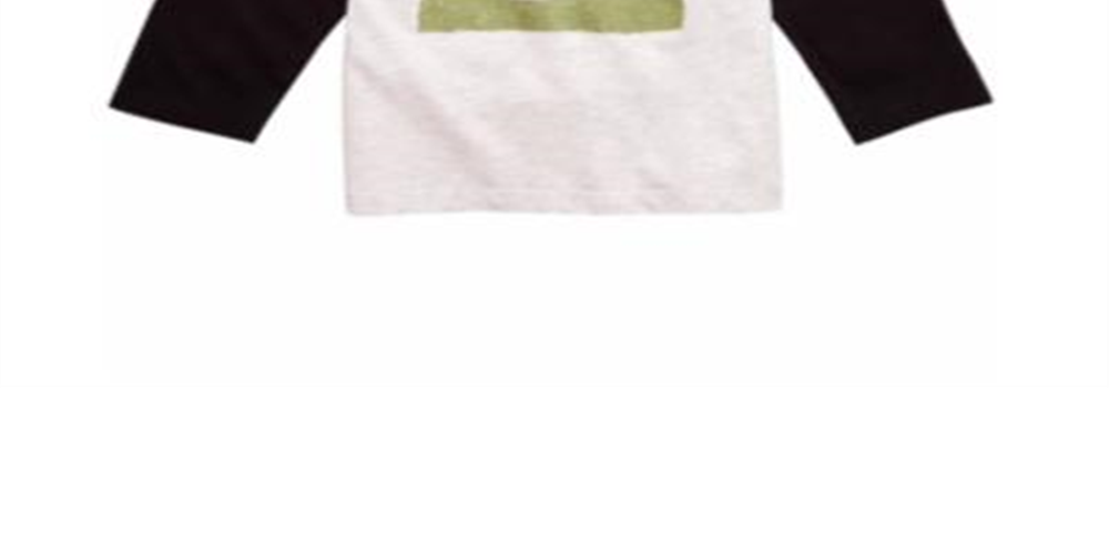 First Impressions Baby Boy's Raglan Football T-Shirt Gray Size 6-9MOS