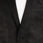 Ralph Lauren Men's Linley Faux Suede Lined Two Button Blazer Black Size 42