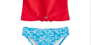 Dreamwave Little Girl's Wonder Tankini Red Size 4
