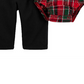 Carter's Boy's 3 Piece Plaid Bodysuit Pant and Bow Tie Set Red Size 18M
