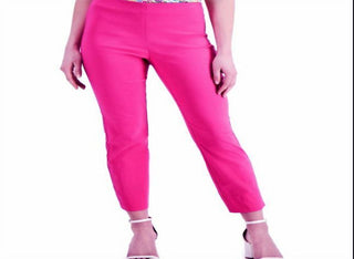 Charter Club Women's Chelsea Tummy Control Skinny-Leg Ankle Pants Pink Size 12