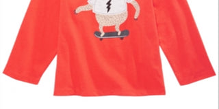 First Impressions Baby Boy's Sloth Print Cotton T-Shirt Red Size 12MOS