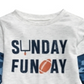 First Impressions Baby Boy's Layered Look Sunday Funday T-Shirt Gray Size 6-9MOS