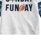 First Impressions Baby Boy's Layered Look Sunday Funday T-Shirt Gray Size 6-9MOS
