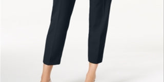 Charter Club Women's Slim Fit Ankle Pants Blue Size 12