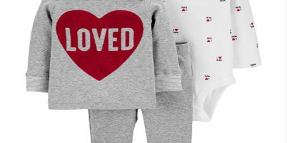 Carter's Baby unisex 3 pc Pant Gray Size 18MOS