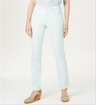 Charter Club Women's Lexington Straight Leg Jeans -Blue Size 18 S