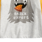 First Impressions Baby Boy's Colorblocked Raglan Snack Expert T-Shirt Gray Size 3-6MOS