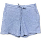 Charter Club Women's Pull on Shorts Blue Size Medium
